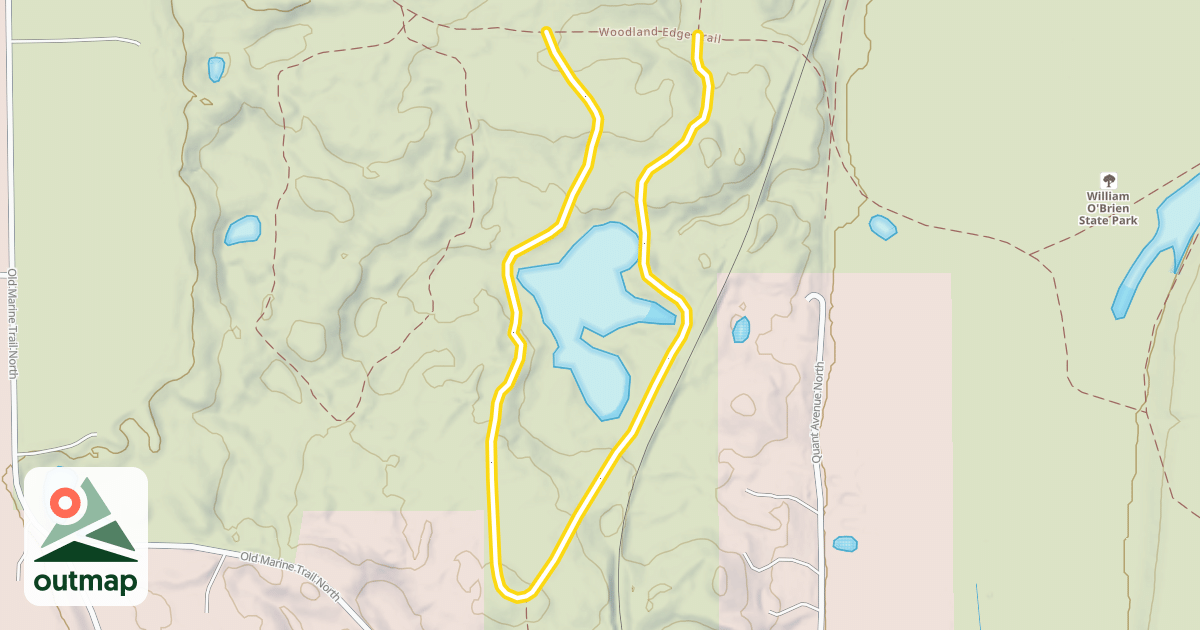 Map of Prairie Overlook Trail