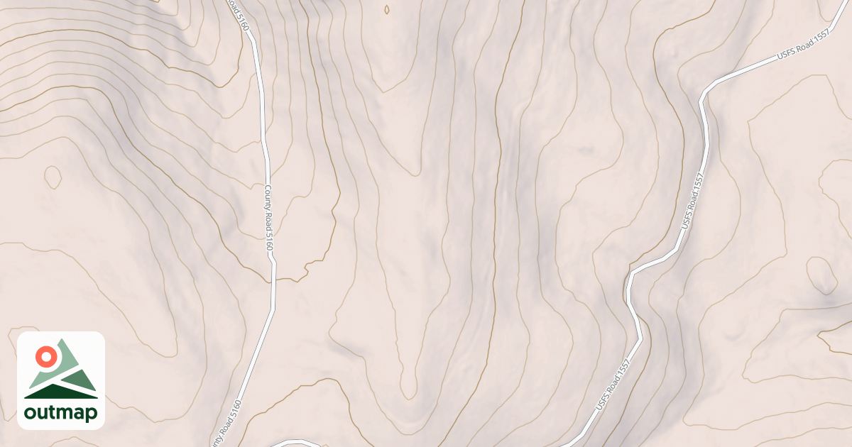 Map of GOLDBERG SADDLE