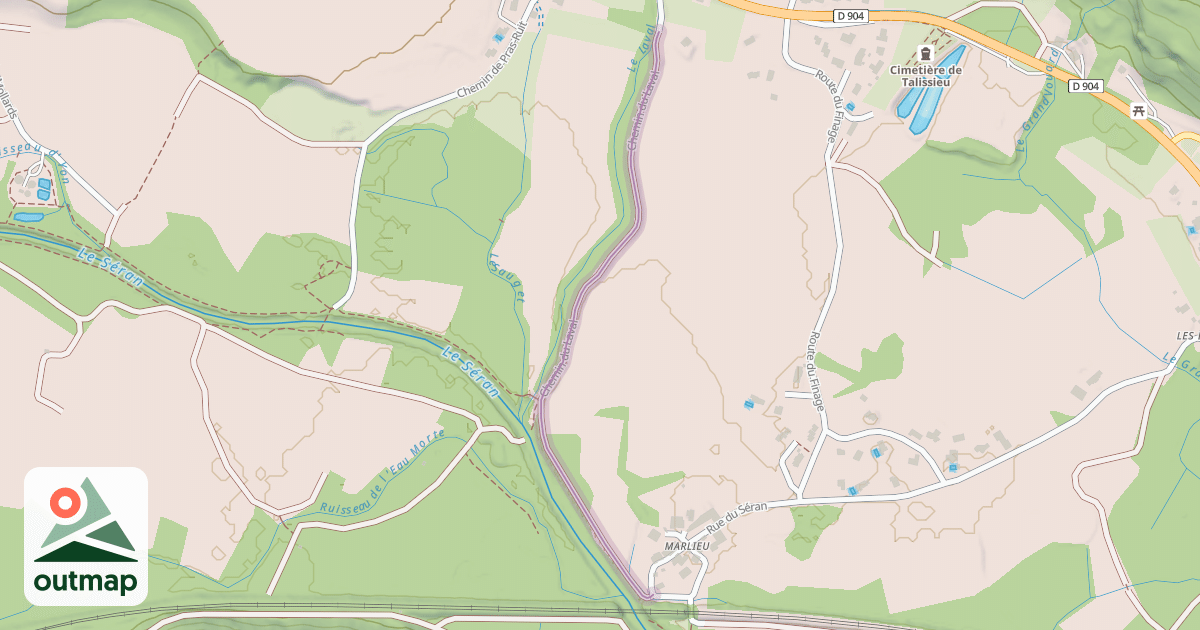 Map of Chemin du Laval