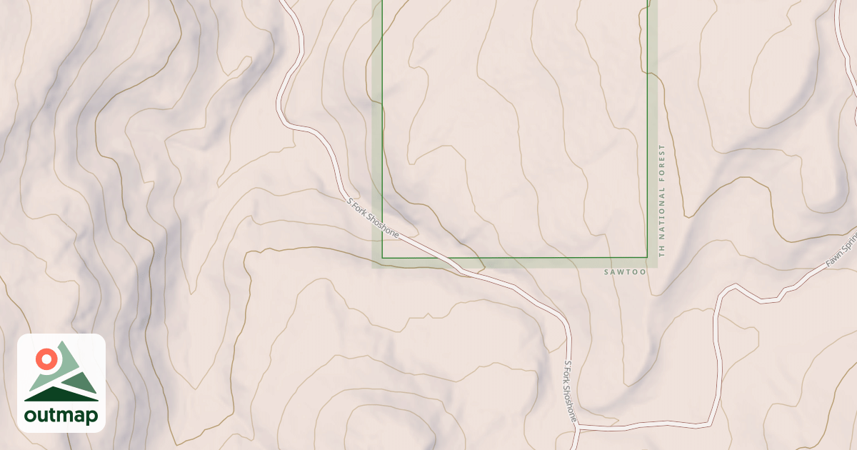 Map of Wagonwheel Springs Loop