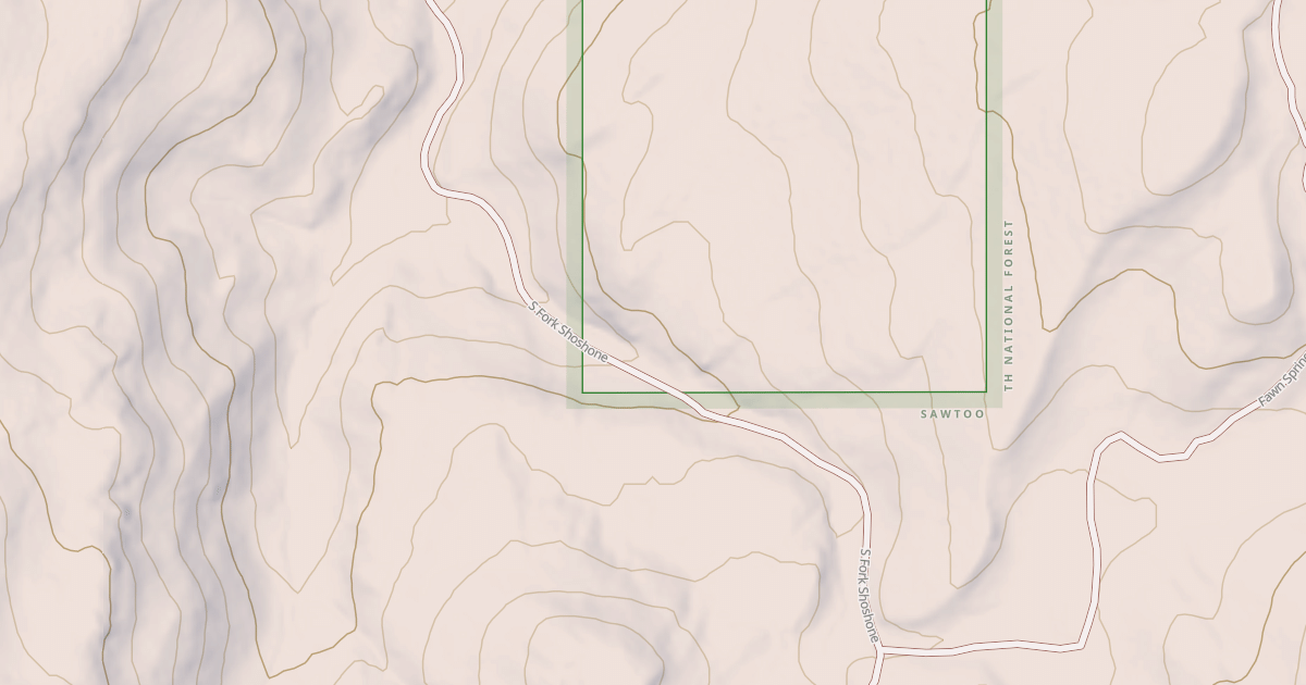 Map preview of Wagonwheel Springs Loop