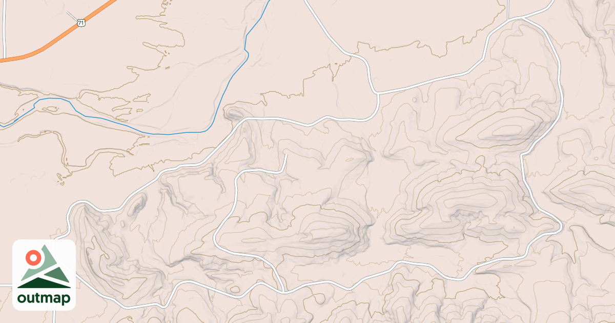 Map of MILL MTN