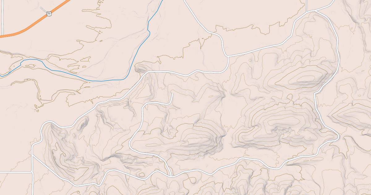 Map preview of MILL MTN