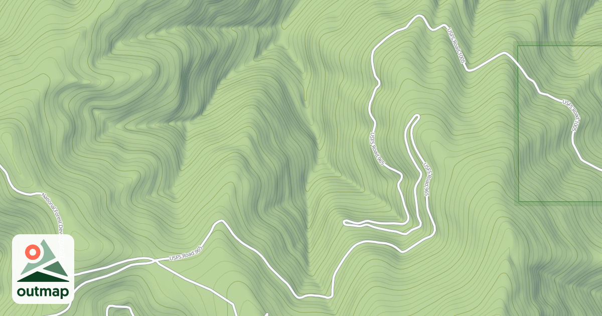 Map of BLACK CANYON