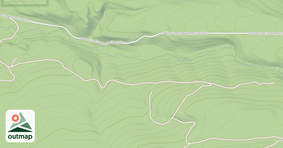 Map of (FDR) LOWER CRIPPLE HORSE