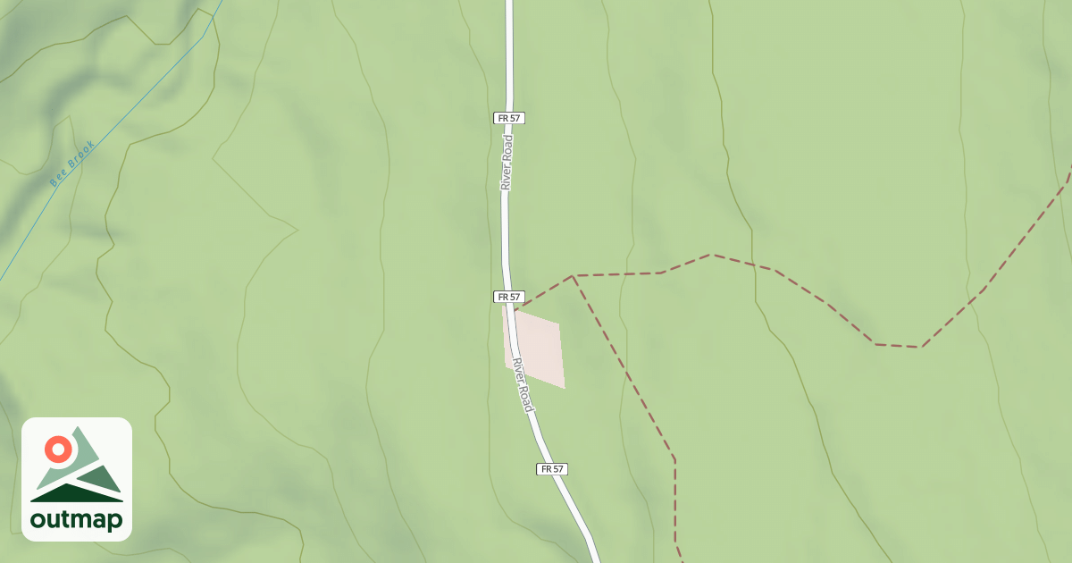 Map of Bloodroot Gap