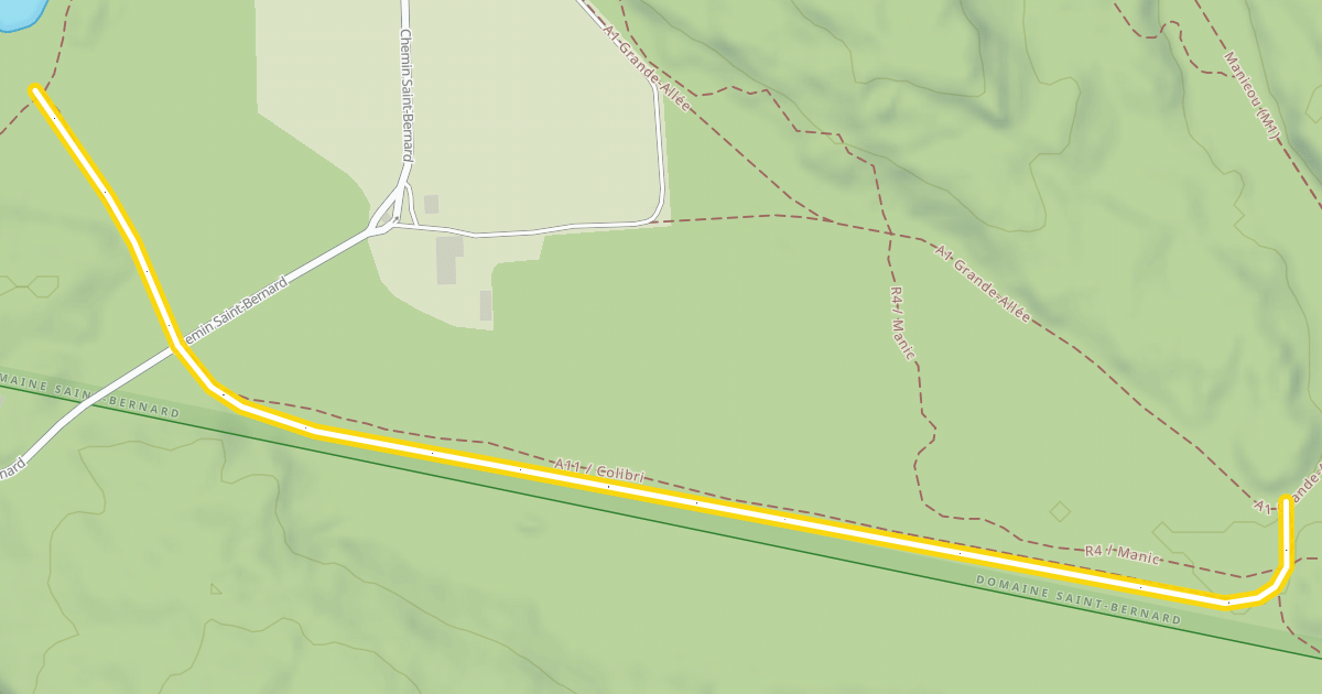 Map preview of A11 / Colibri