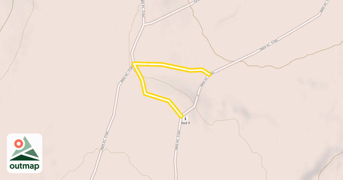 Map of Green XC Trail