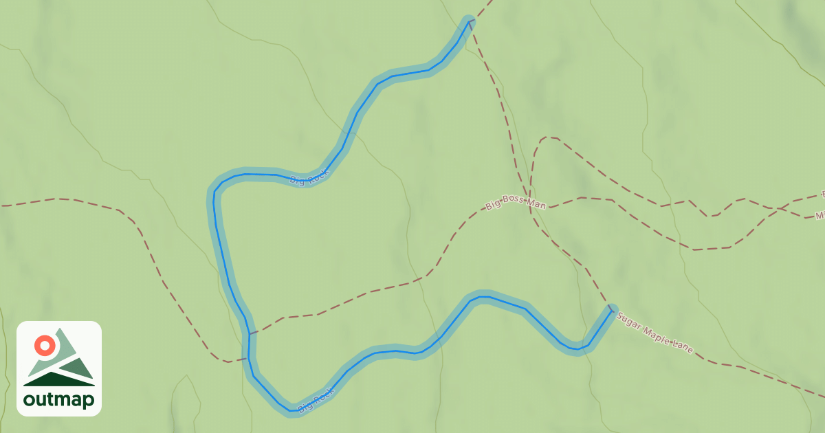 Map of Big Rock