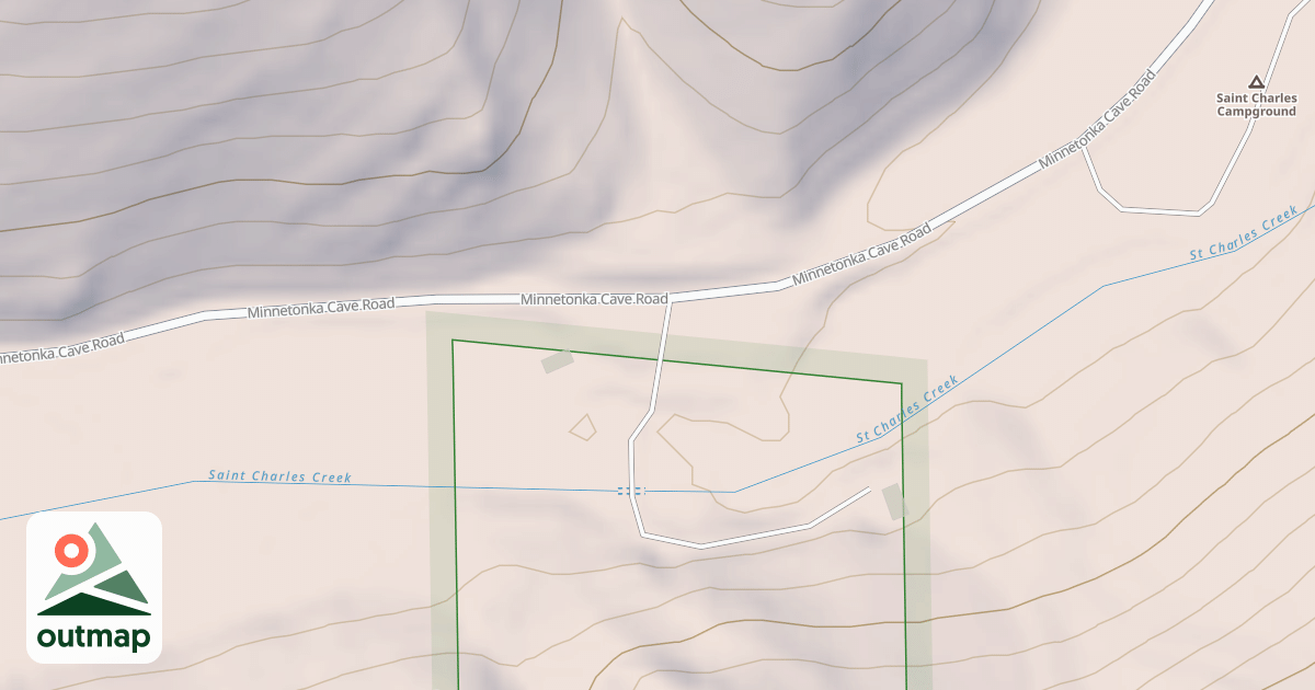 Map of ST CHARLES MINE