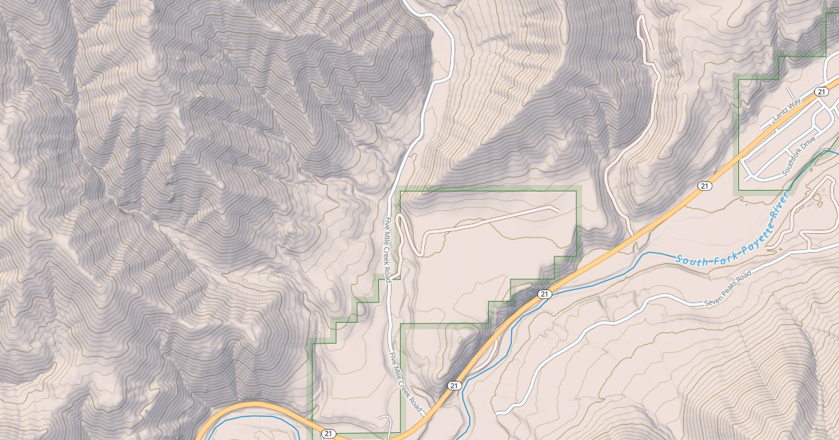 Map preview of FIVE MILE