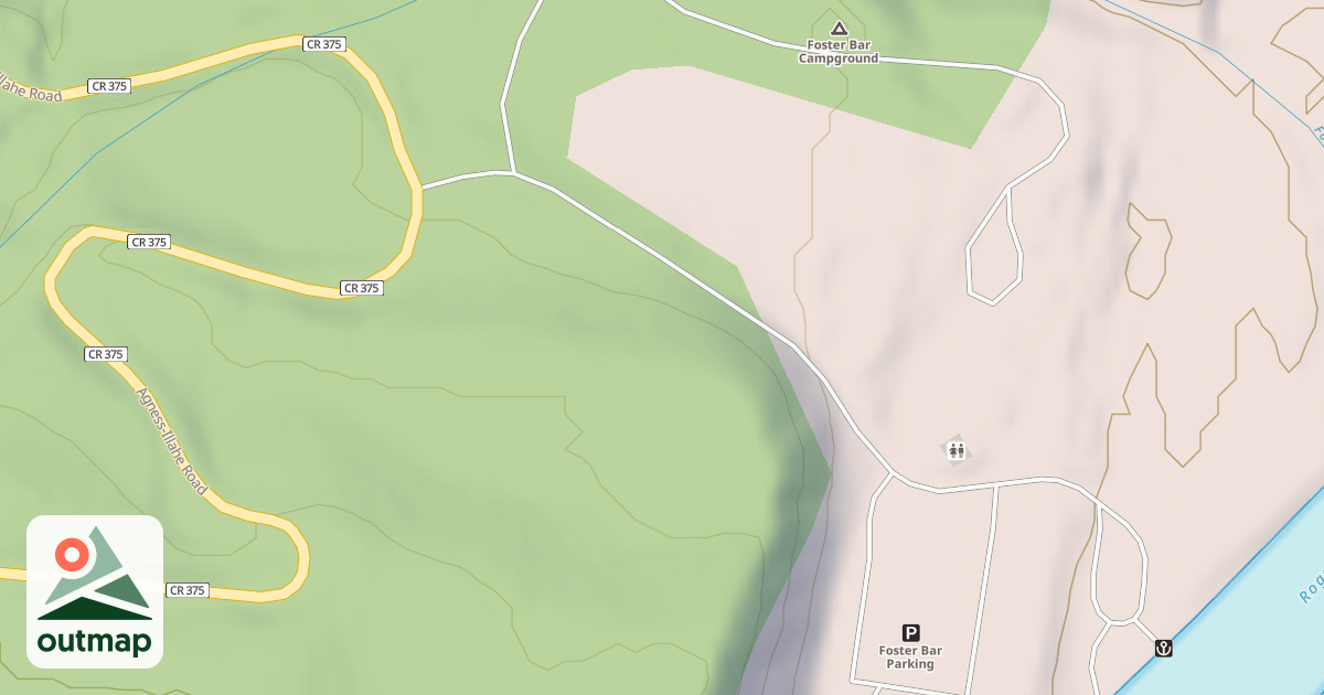 Map of FOSTER BAR CG