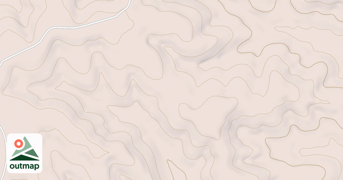 Map of FLAT RIDGE SPUR A