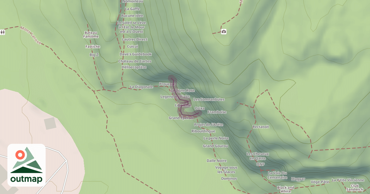 Map of Ligne Jaune