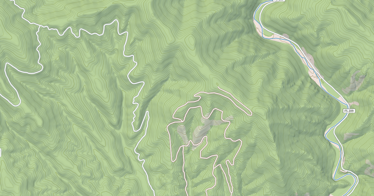 Map preview of USFS Motor Vehicle Use Map Trails 8101