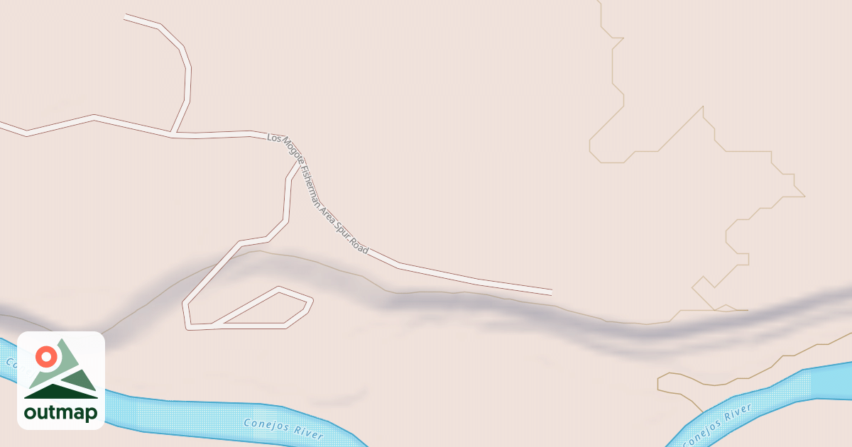 Map of LOS MOGOTE FISHERMAN AREA SPUR