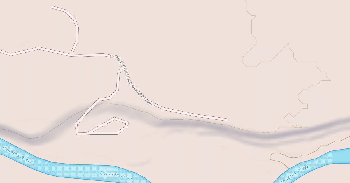 Map preview of LOS MOGOTE FISHERMAN AREA SPUR