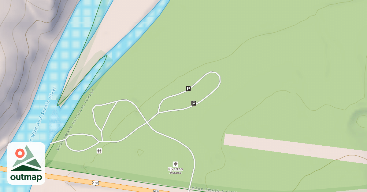 Map of RIVERTON EAST REC AREA SPUR C