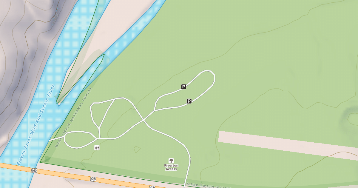 Map preview of RIVERTON EAST REC AREA SPUR C