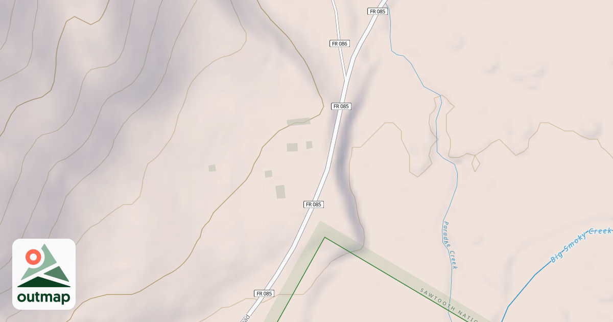 Map of BIG SMOKY GS