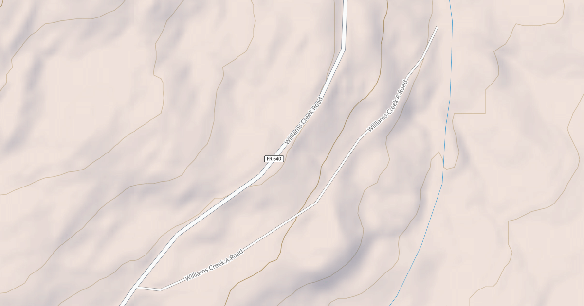 Map preview of WILLIAMS CRK A