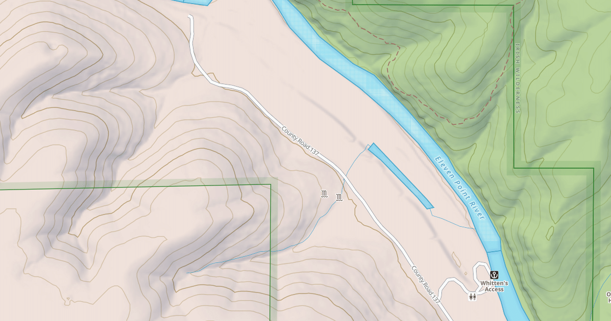 Map preview of WHITTEN ACCESS