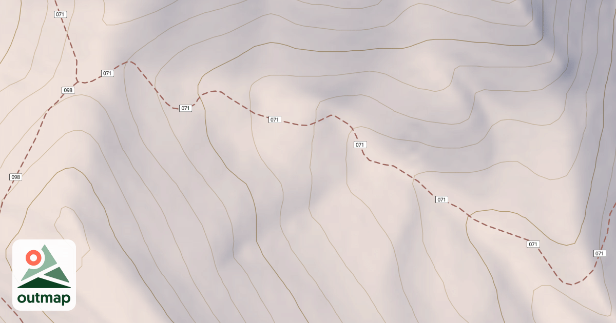 Map of Bennie Creek