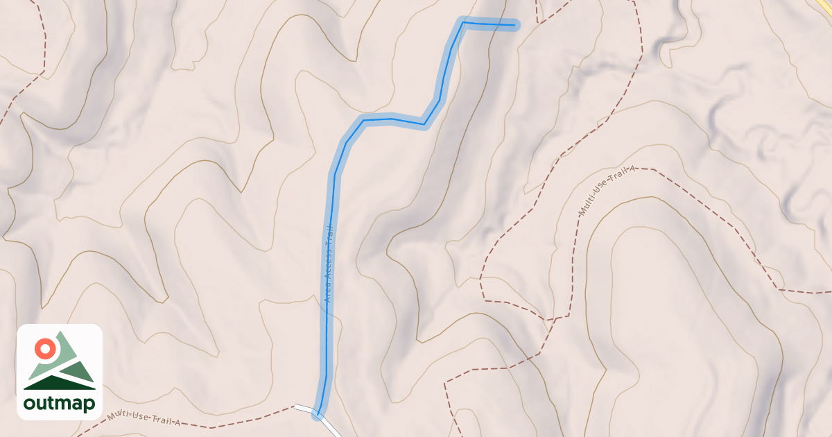 Map of Area Access Trail