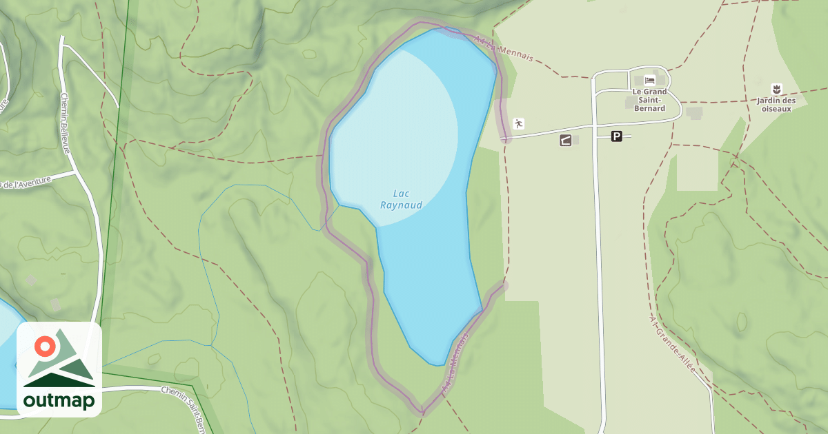 Map of A4 La Mennais
