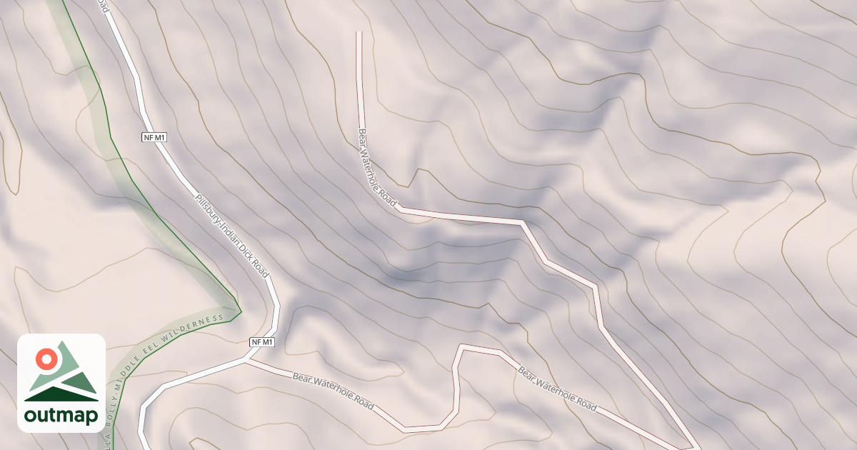 Map of BEAR WATERHOLE