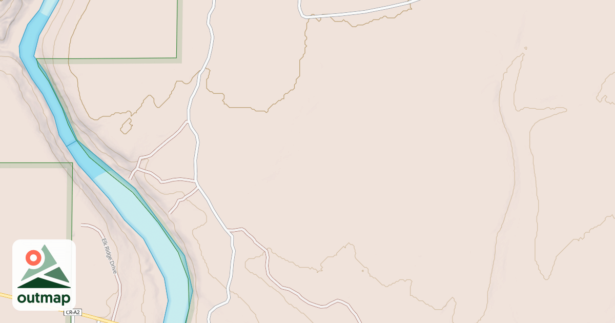 Map of COFFEE POT LODGE B