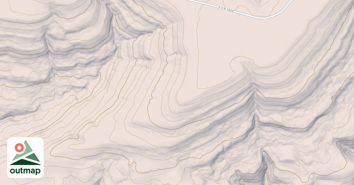 Map of USFS Motor Vehicle Use Map Roads {206E077A-3F9C-4B81-9473-915D03695991}