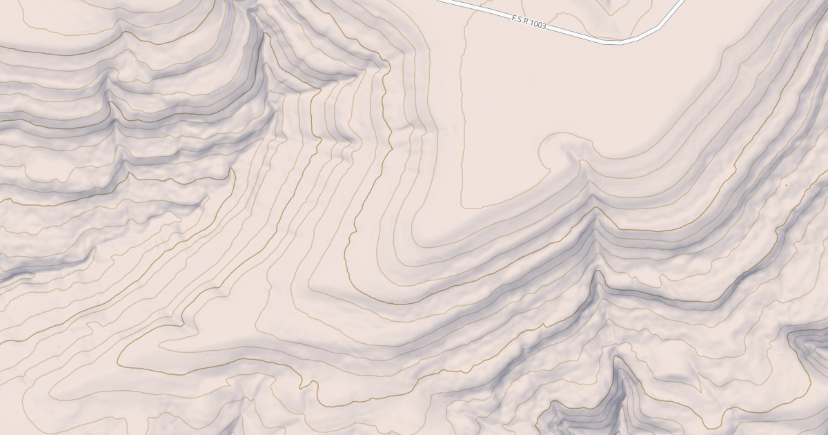 Map preview of USFS Motor Vehicle Use Map Roads {206E077A-3F9C-4B81-9473-915D03695991}