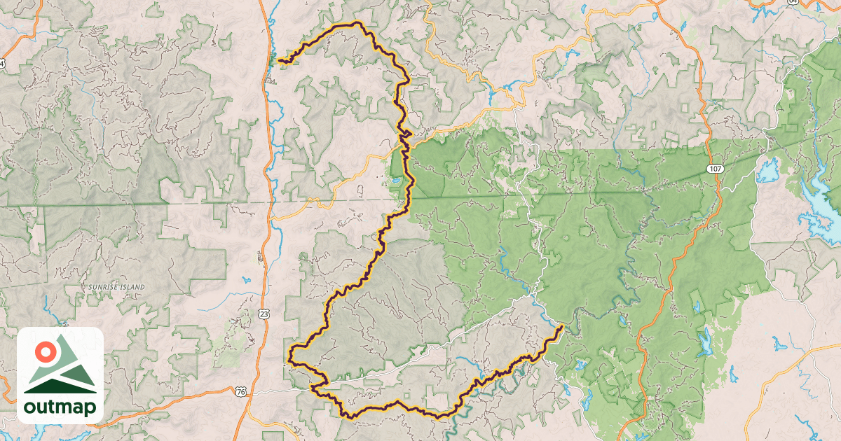 Map of Bartram Trail
