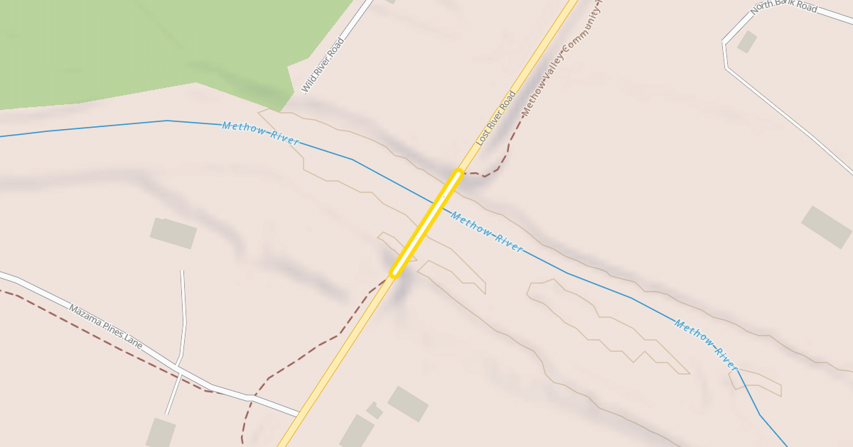 Map preview of Lost River Road