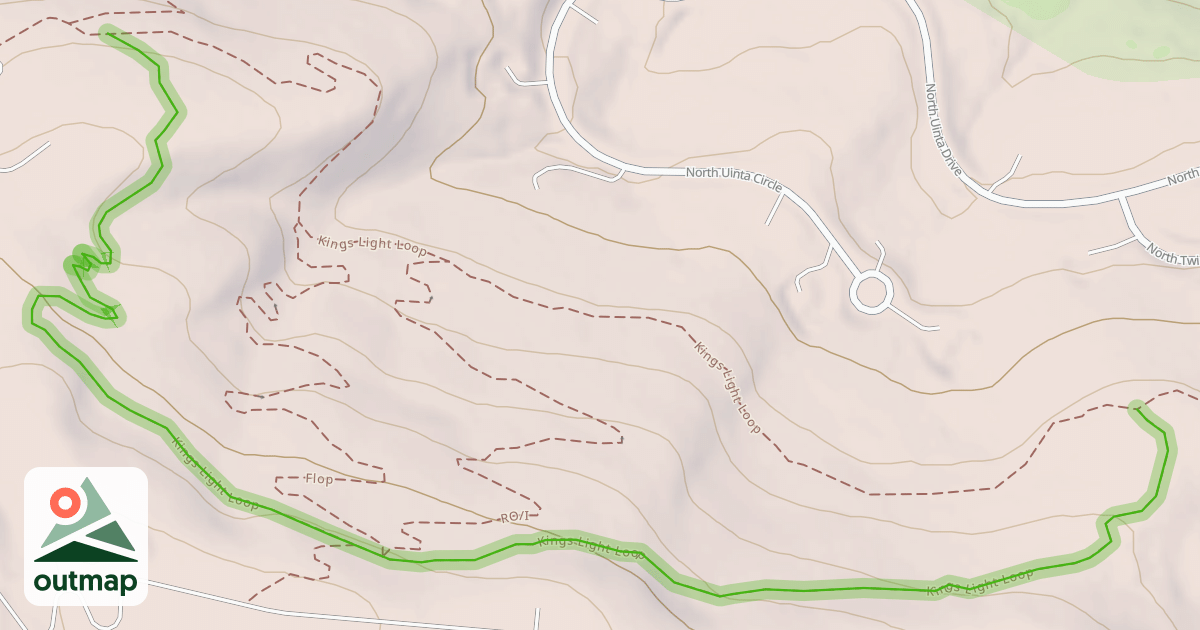 Map of Kings Light Loop