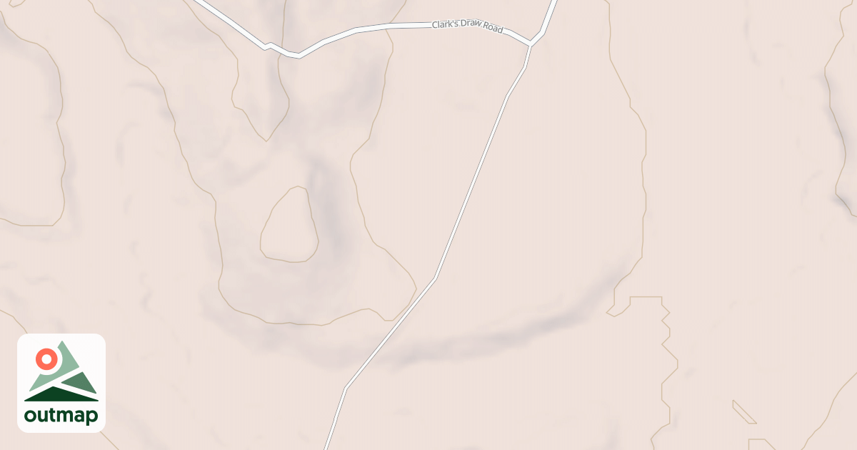 Map of CLARK BUTTE