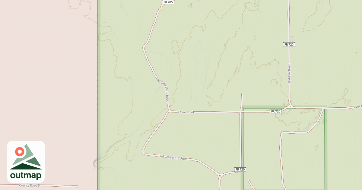 Map of RED CAVE NO. 2