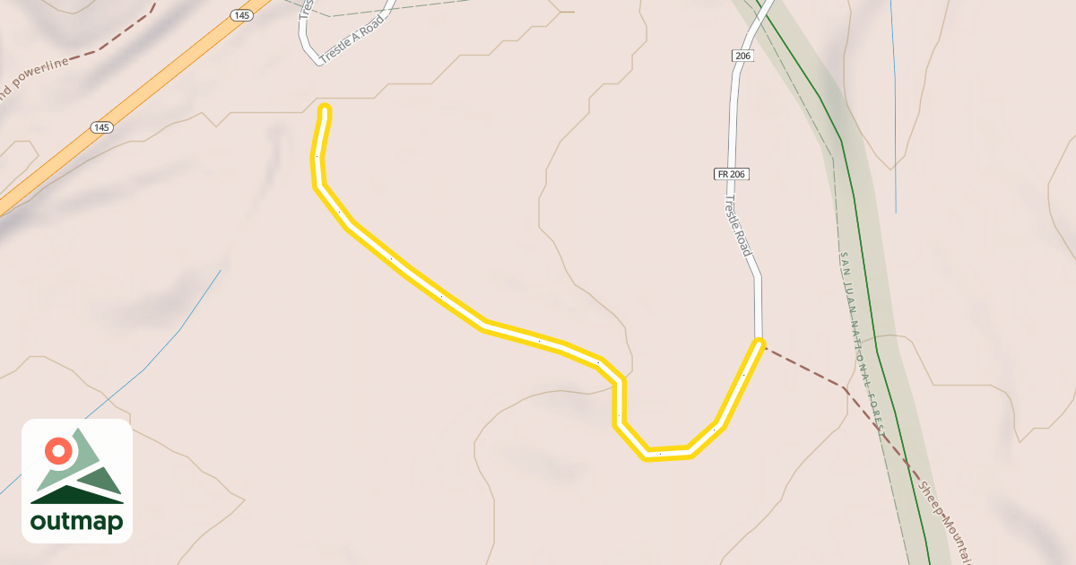 Map of Trout Corral Loop