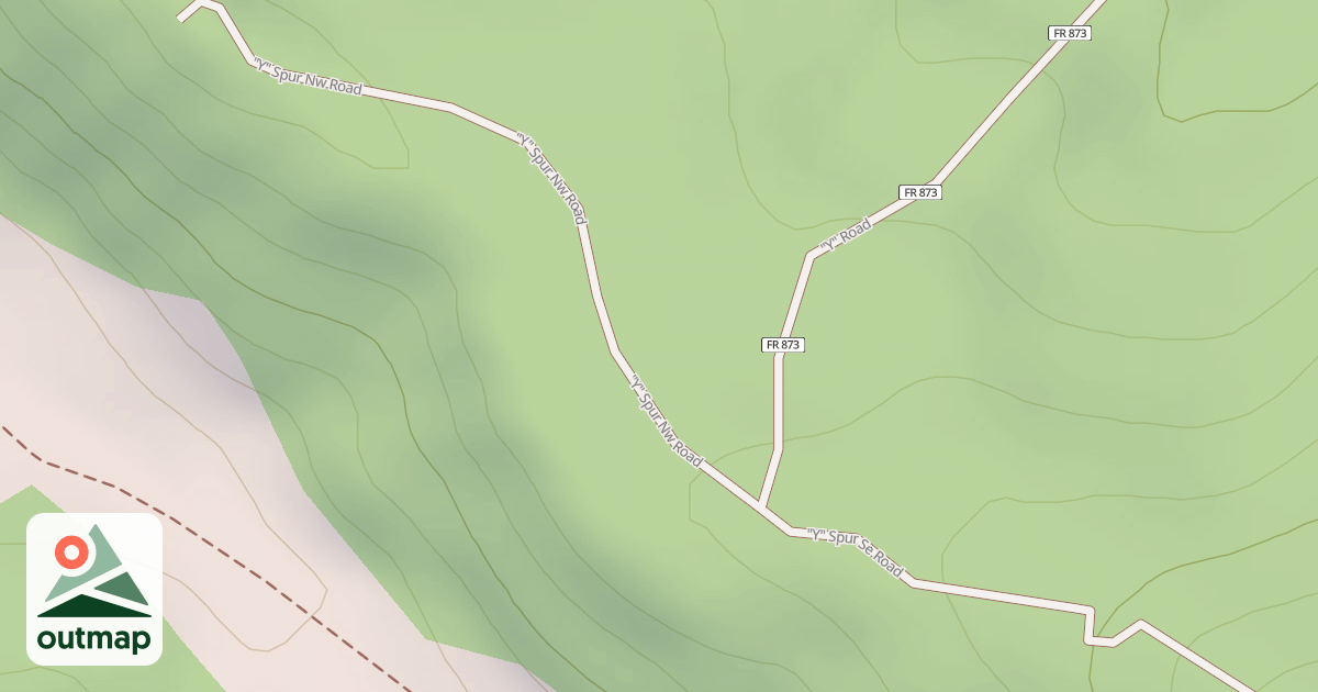 Map of "Y" SPUR NW