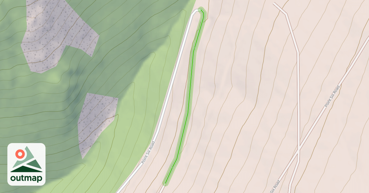 Map of Point Six Road