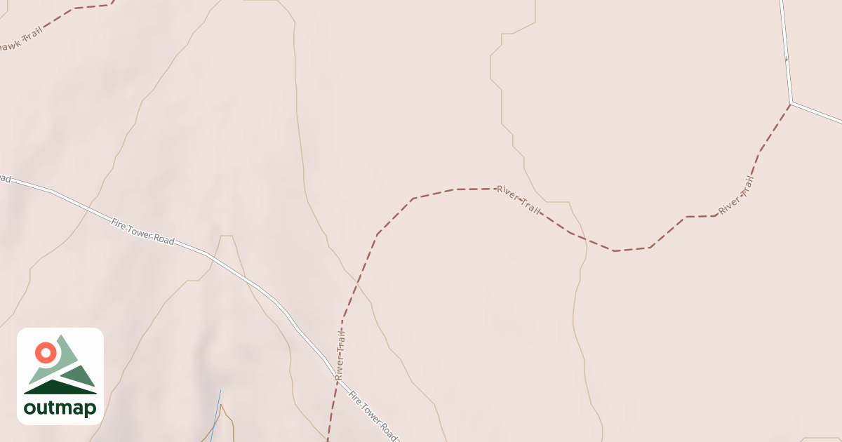 Map of Cook Forest State Park Trails