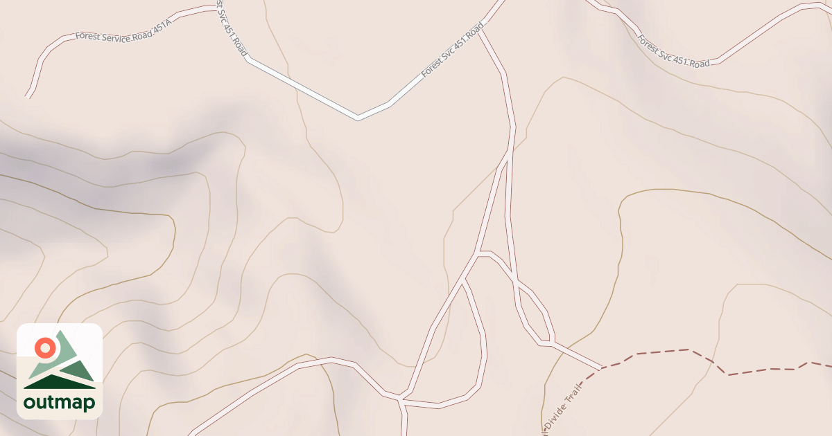 Map of USFS Motor Vehicle Use Map Roads {702715D3-FF75-40DF-B0F0-E67BC6365A71}