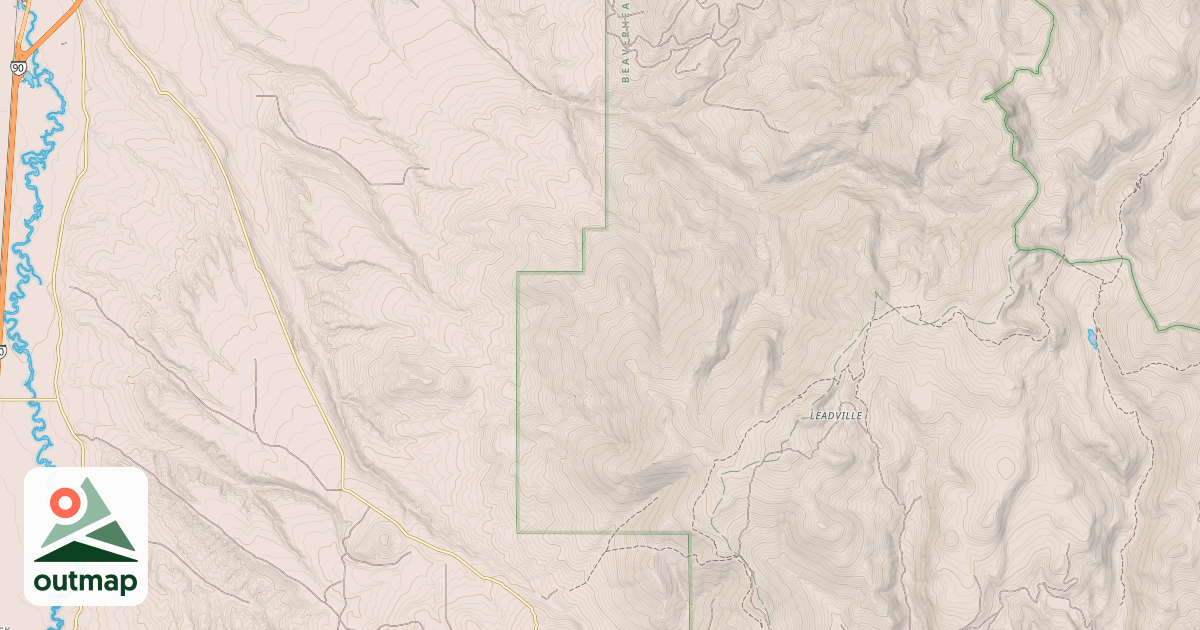 Map of SPRING EMERY SNOWMOBILE RT