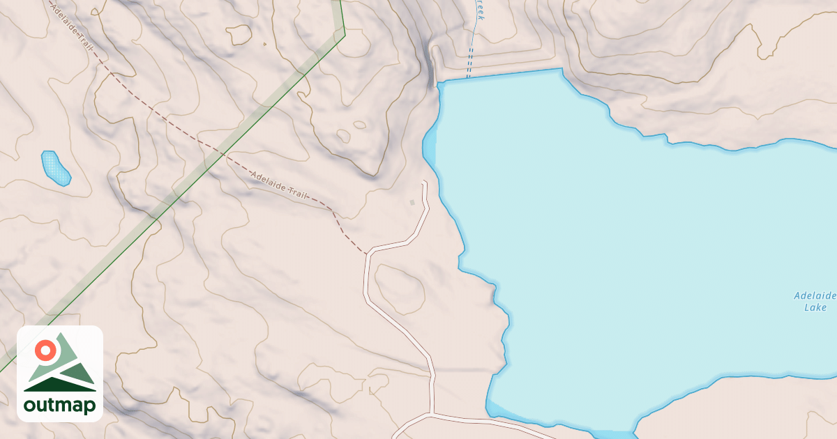 Map of ADELAIDE SPUR
