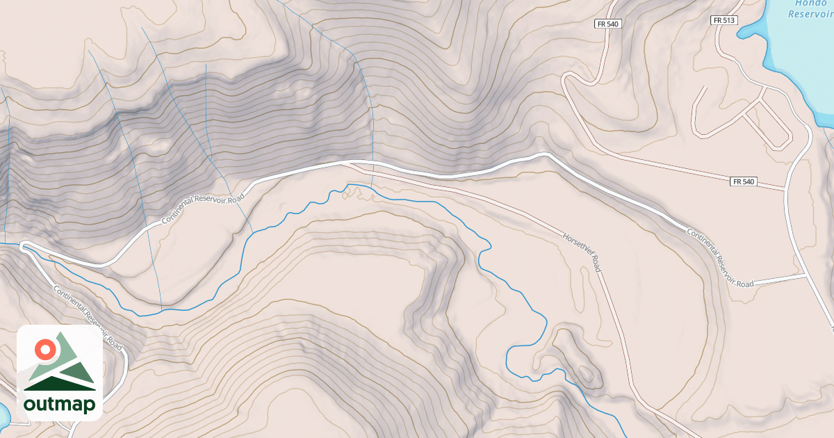 Map of CONTINENTAL RESERVOIR