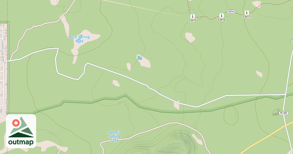 Map of PINETOP CC FIRE