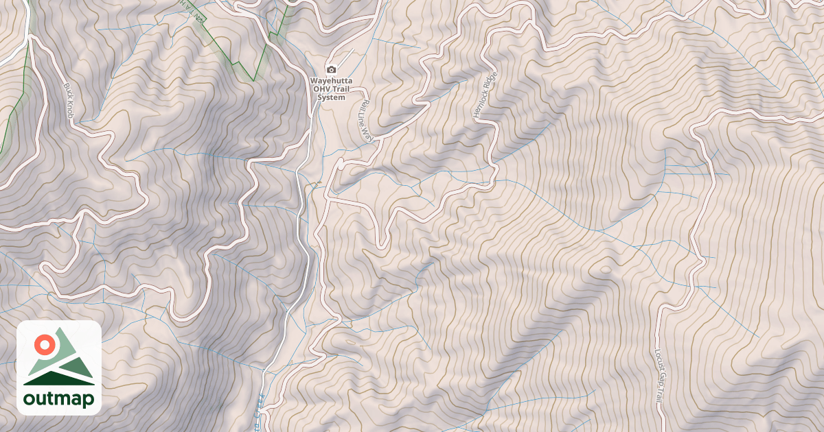 Map of HEMLOCK RIDGE
