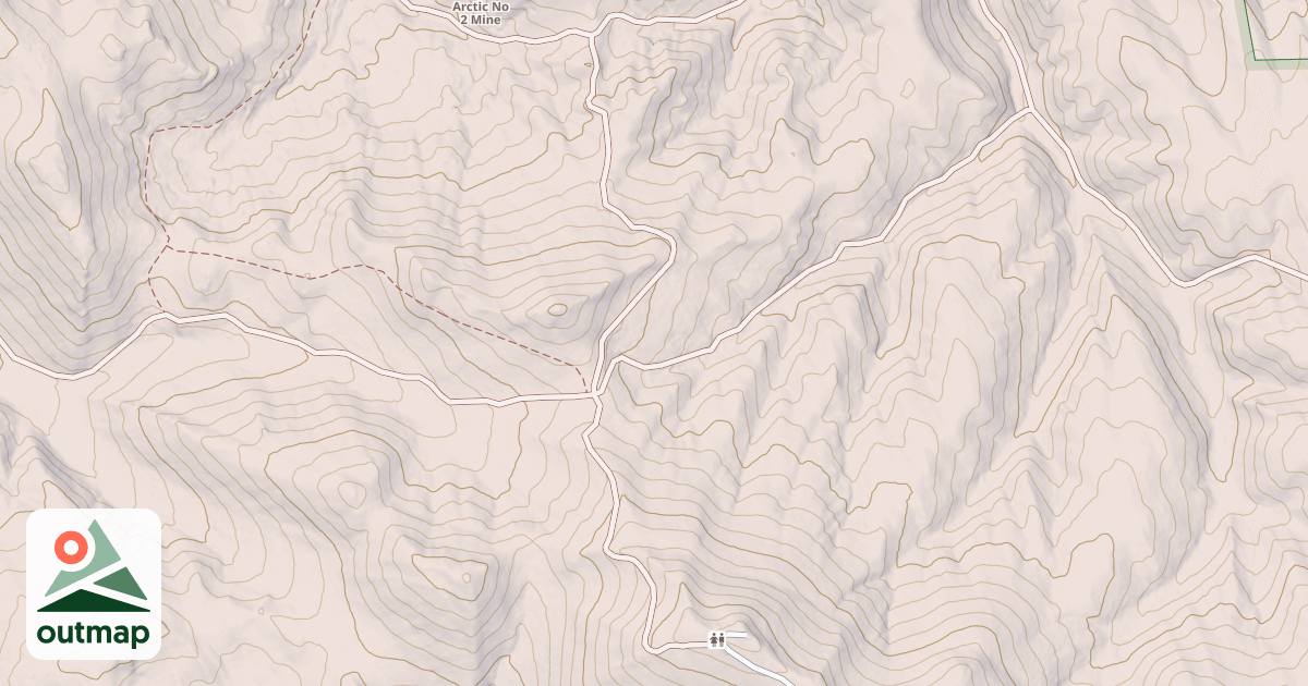 Map of USFS Motor Vehicle Use Map Trails 8801