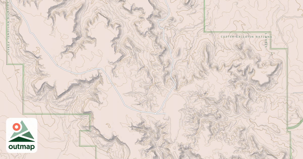 Map of S CAVE HILLS